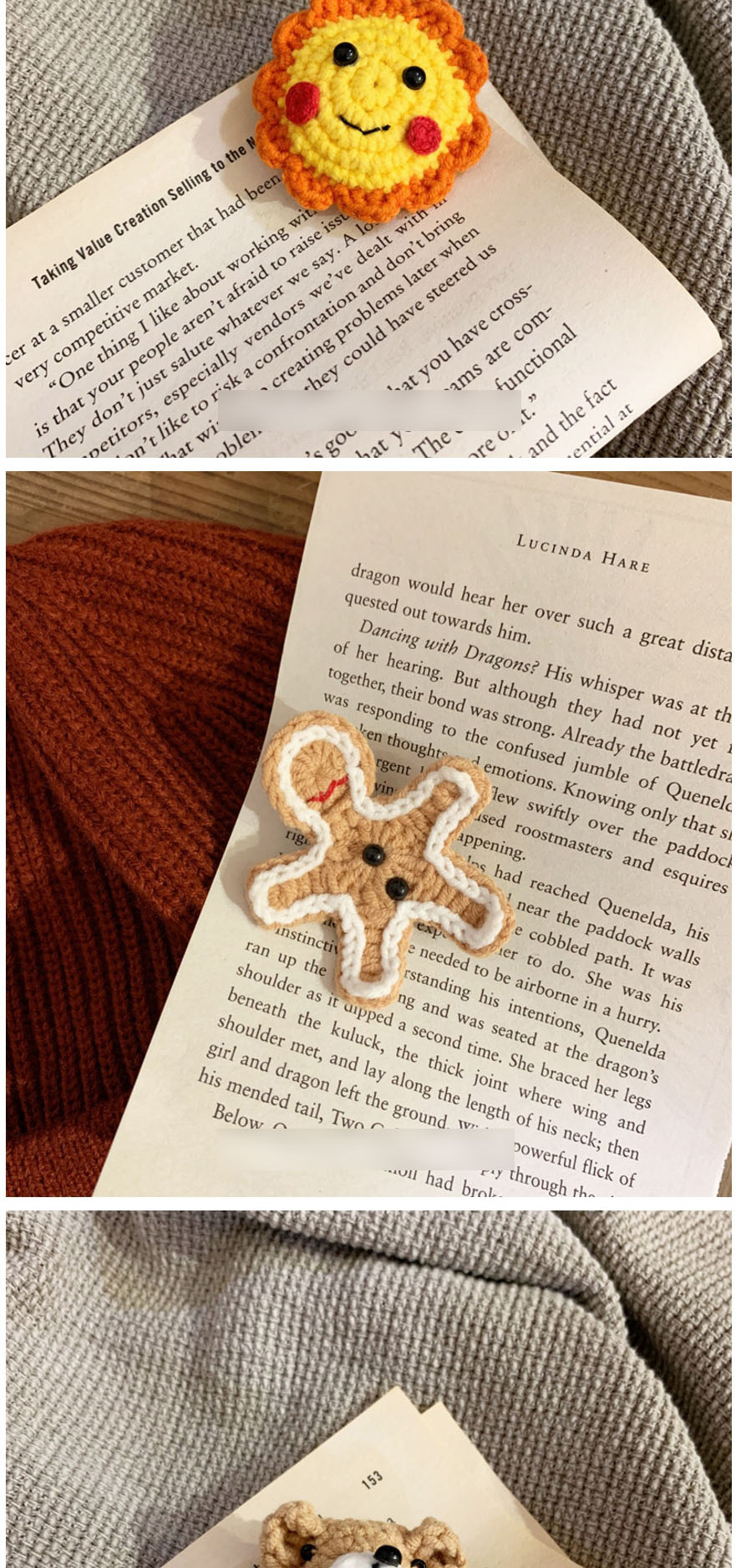 Fashion Candy Wool Candy Contrast Brooch,Korean Brooches