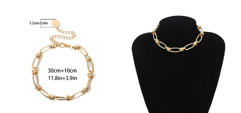 Fashion Bracelet Gold 0493 Geometric Oval Bracelet,Fashion Bracelets