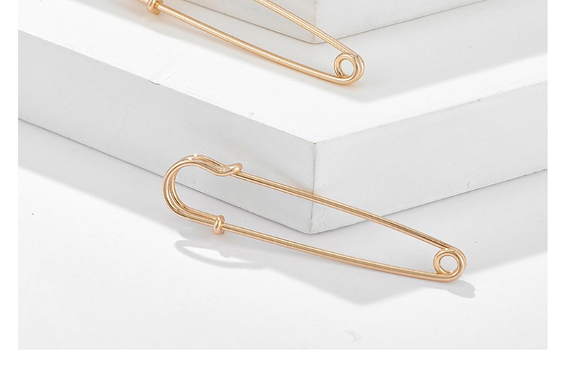 Fashion Golden Geometric Alloy Paper Clip,Stud Earrings