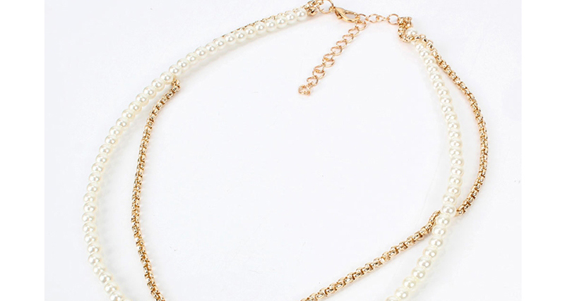 Fashion Golden Alloy Letter Word Necklace,Multi Strand Necklaces