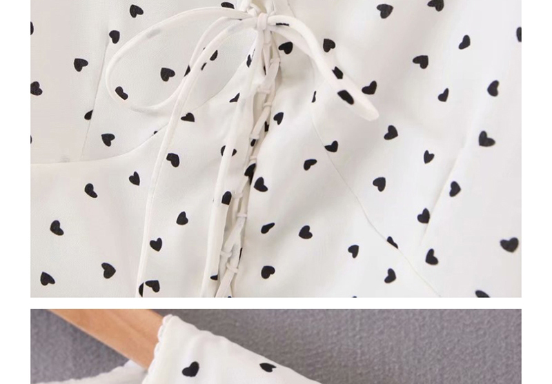 Fashion White Lace Trim Print Lace Up Shirt,Tank Tops & Camis
