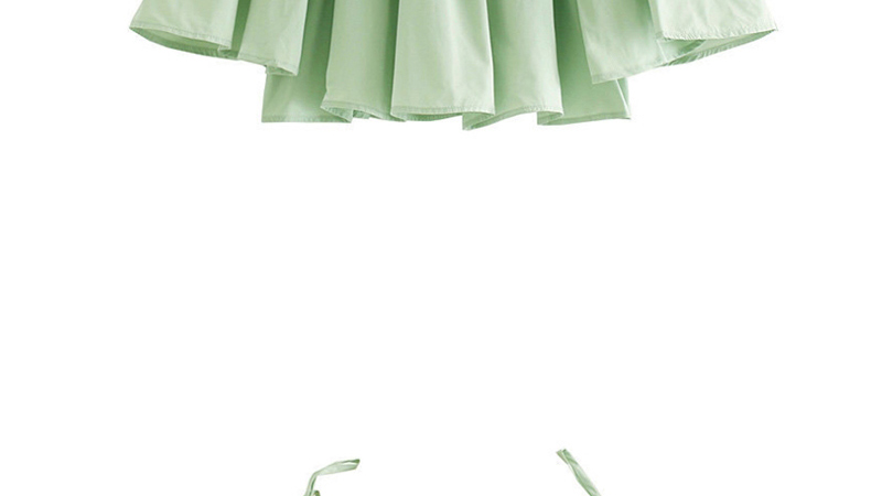 Fashion Green Tiered Ruffled Camisole,Tank Tops & Camis