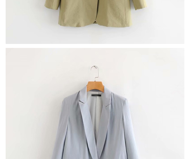 Fashion Gray Big V-neck Small Suit,Coat-Jacket