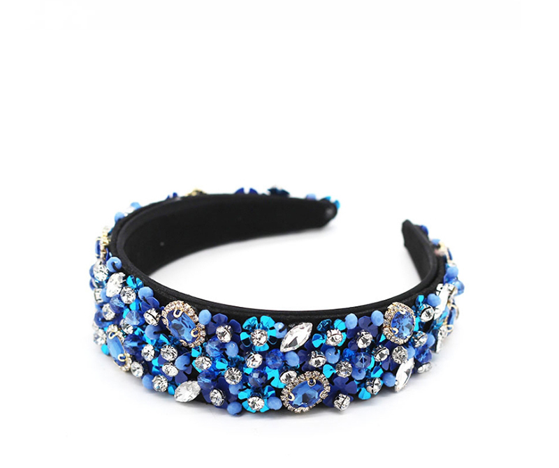 Fashion Blue Snowflake Spirit Hoop With Diamonds,Head Band