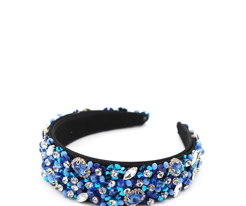 Fashion Blue Snowflake Spirit Hoop With Diamonds,Head Band