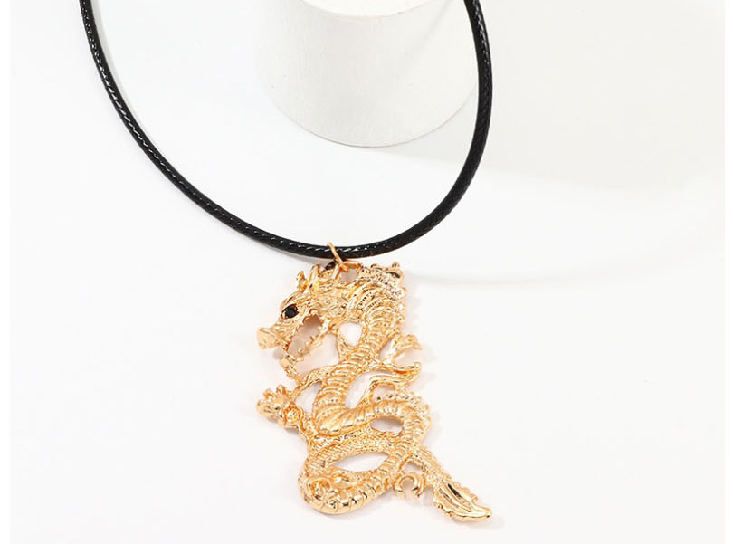 Fashion Golden Zodiac Dragon Necklace,Pendants