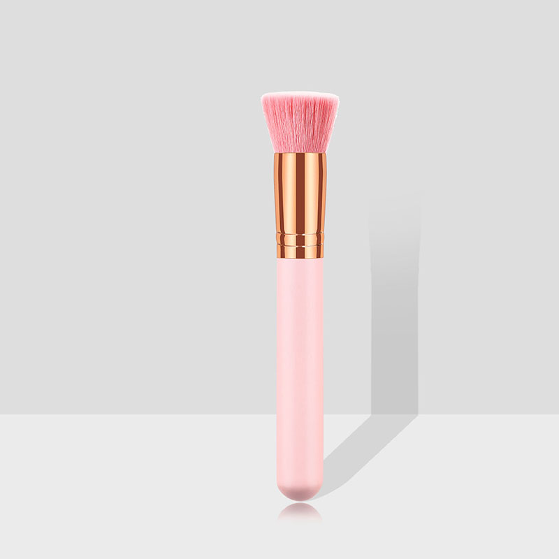 Fashion Pink Gold Single Pink Hairy Flame Brush,Beauty tools