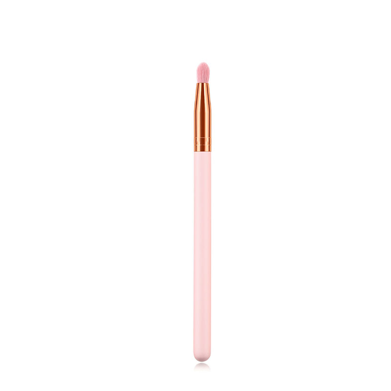 Fashion Pink Gold Single Pink Hair Round Blush Brush,Beauty tools