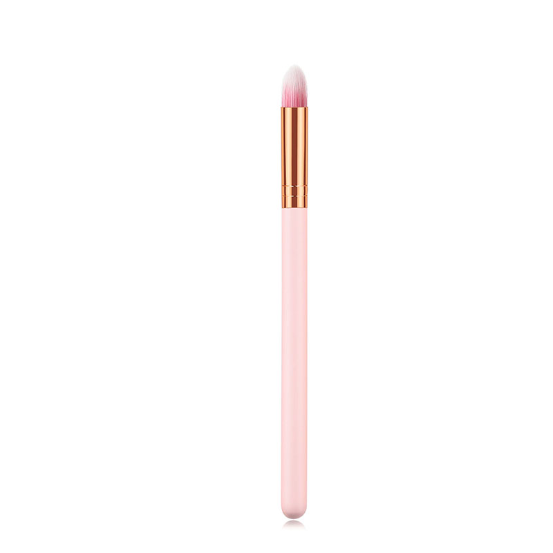 Fashion Pink Gold Single Powder White Hair Nose Shadow Brush,Beauty tools