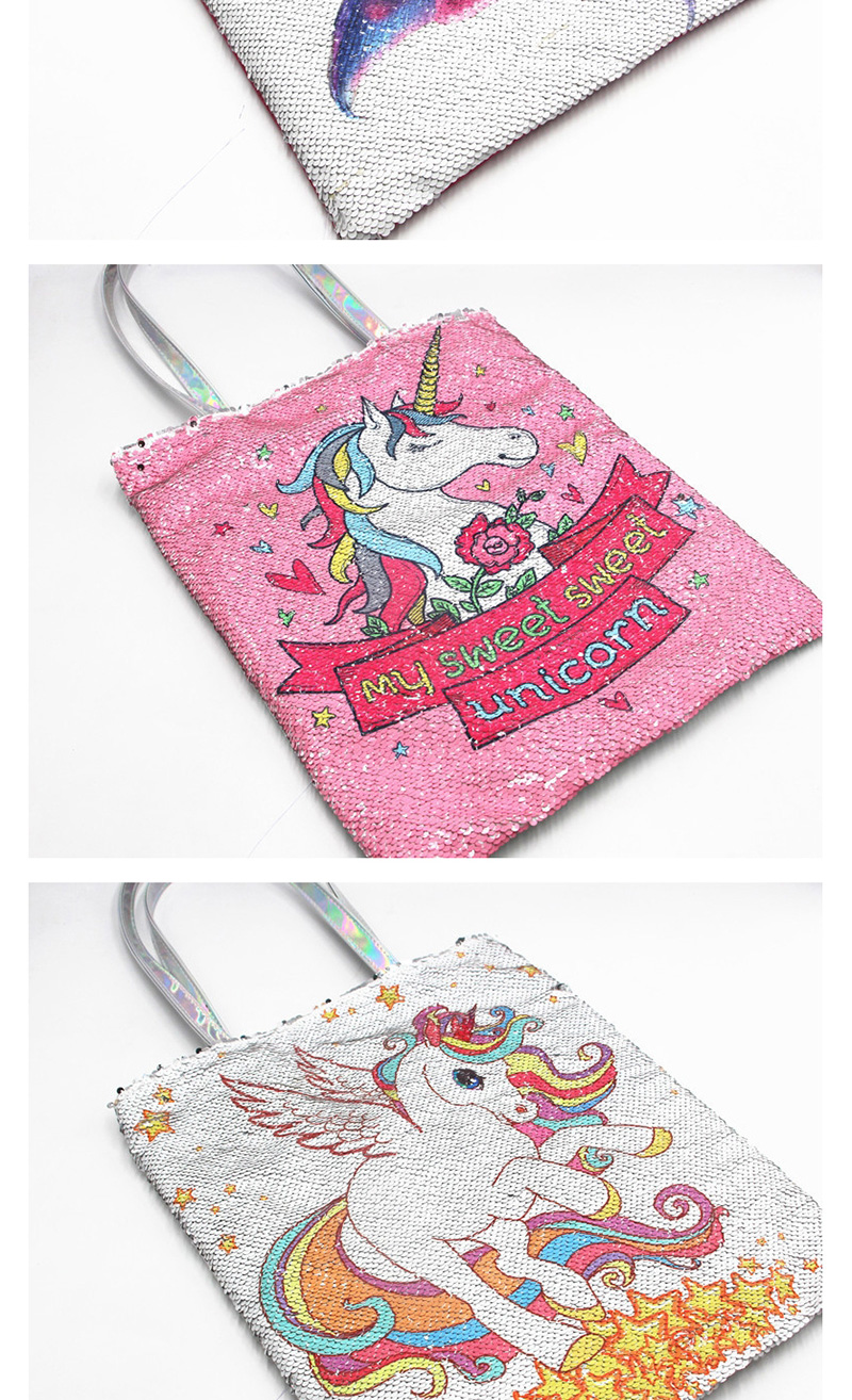 Fashion Eye Unicorn Unicorn Sequin Crossbody Bag,Messenger bags