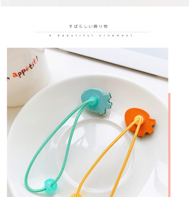 Fashion Light Blue Carrot-pull The Rope Carrot Child Hair Rope,Kids Accessories