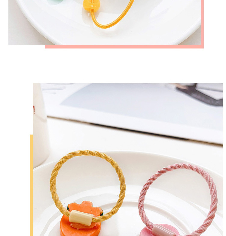 Fashion Light Blue Carrot-pull The Rope Carrot Child Hair Rope,Kids Accessories