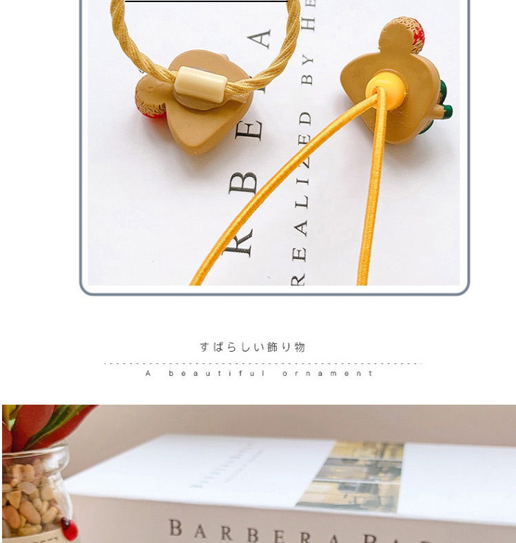 Fashion Yellow Strawberry-pull The Rope Strawberry Hit Color Children