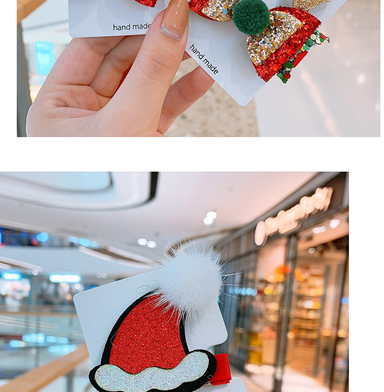 Fashion Red Christmas Tree Christmas Tree Child Hairpin,Kids Accessories