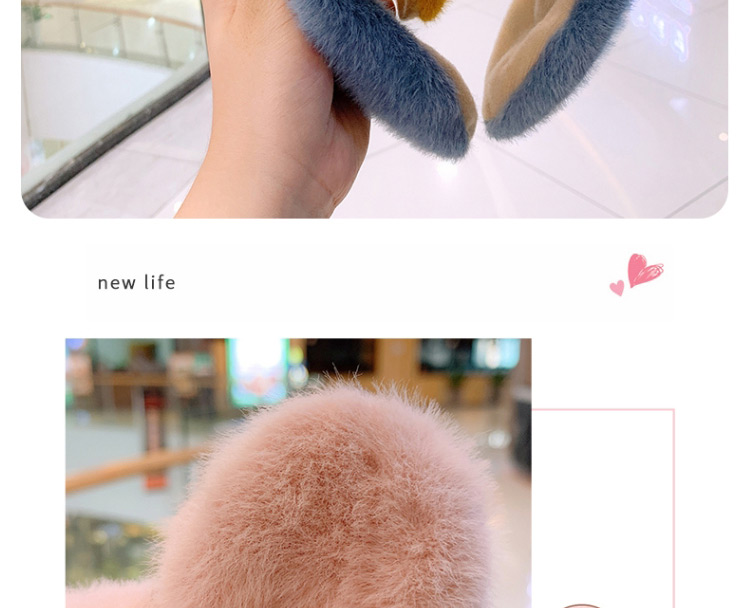 Fashion Pink Kitten Ears Plush Children