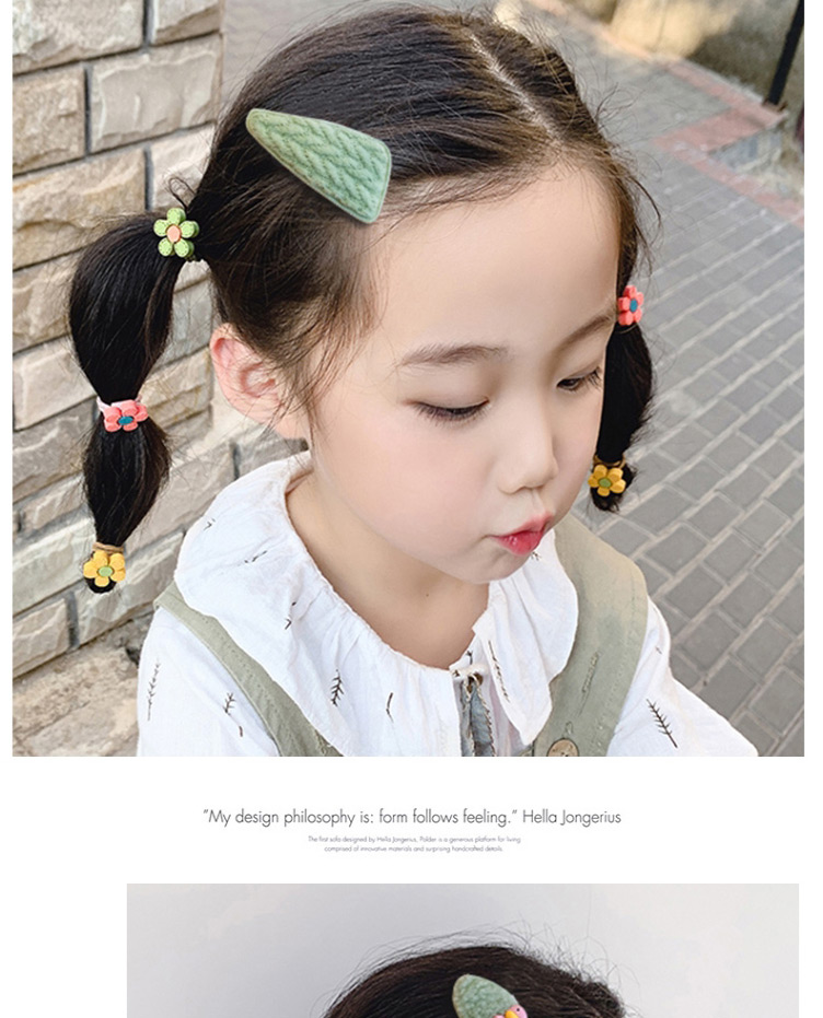 Fashion Floret Combination Flowers Leaves Dinosaur Radish Children Hair Clip Set,Kids Accessories