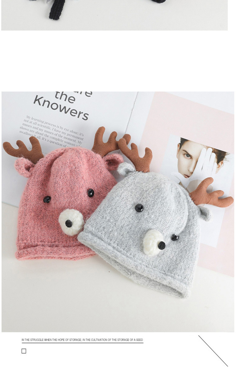 Fashion Chocolate Color Bow Bear Baby Hat,Children