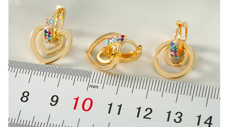 Fashion Golden Diamond Openwork Earrings,Earrings