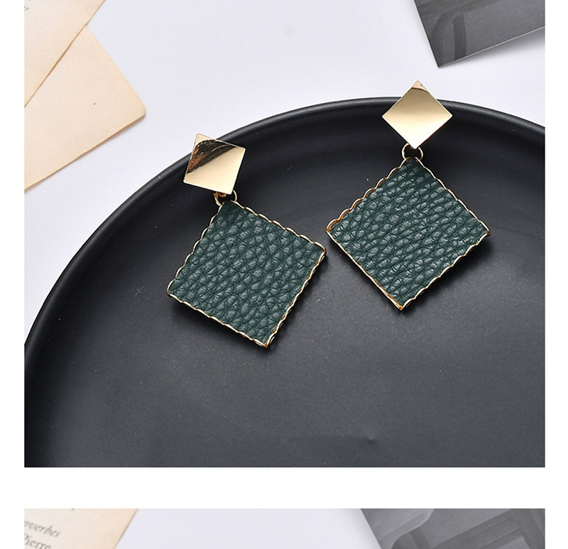 Fashion Black Geometric Triangle Earrings,Drop Earrings