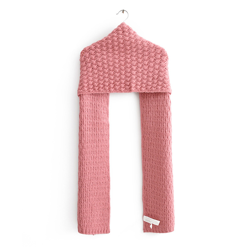 Fashion Pink Pineapple Knitted Scarf,Thin Scaves