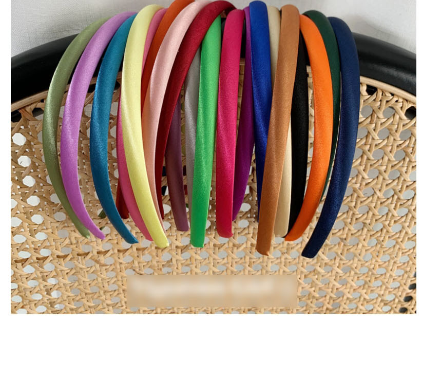 Fashion Korean Color/5 Pack Satin-trimmed Hairband Set,Head Band