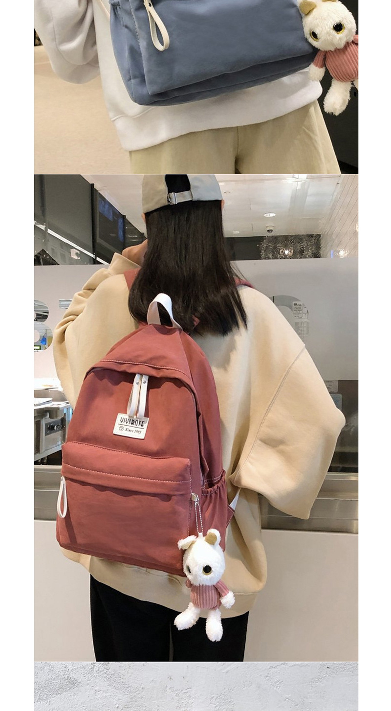 Fashion Yellow Patchwork Letter Backpack,Backpack
