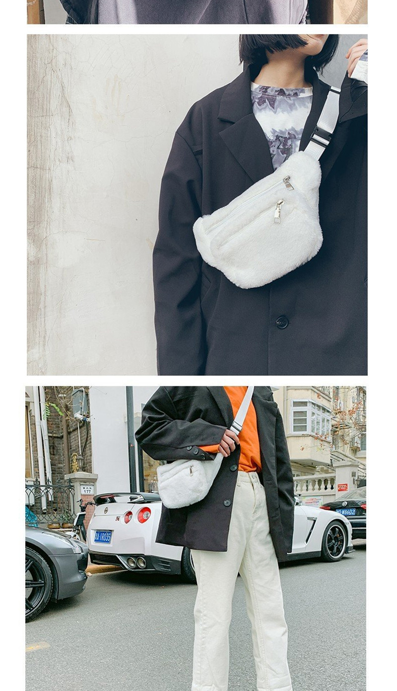 Fashion Black Lambskin Zip Cross Body Bag,Shoulder bags