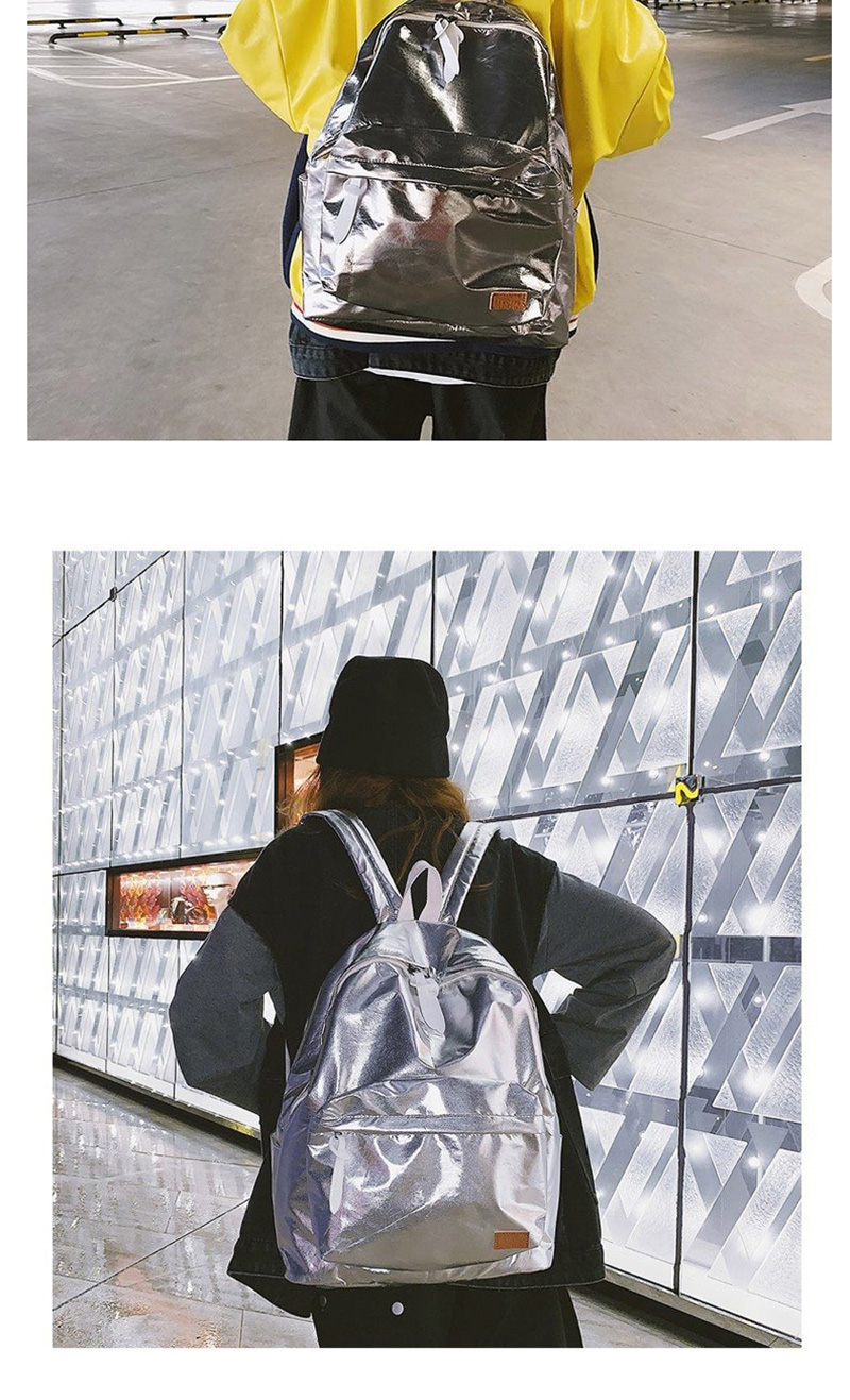 Fashion Dark Gray Reflective Backpack,Backpack