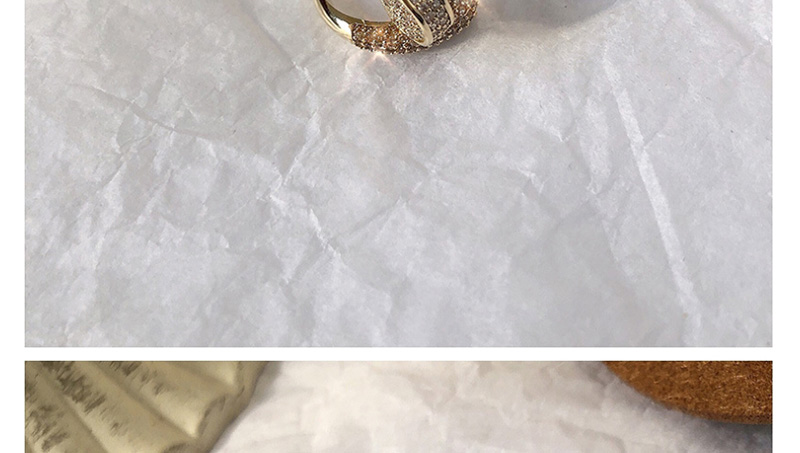 Fashion Silver (ring 7) Geometric Ring With Diamond Screws,Fashion Rings
