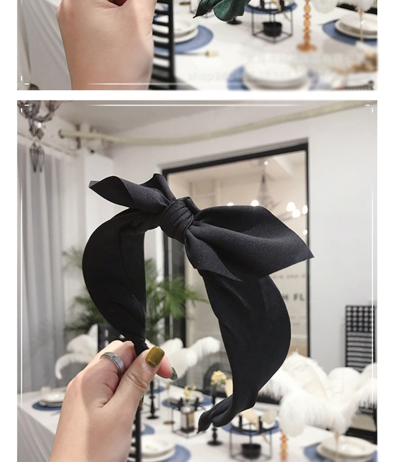Fashion Yellow Contrast Suede Bow Wide-edged Headband,Head Band