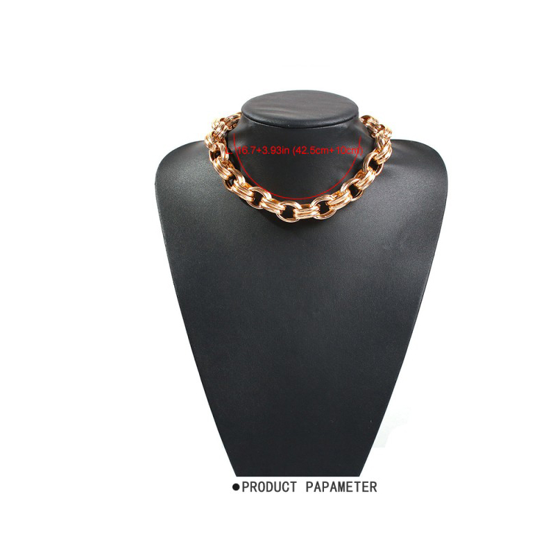Fashion Golden Round Chain Necklace,Chains