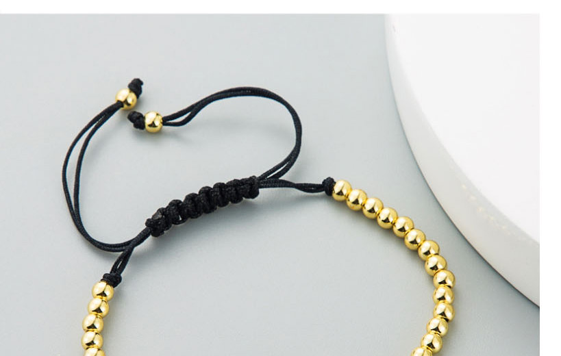 Fashion Color Bronze Bead Pulling Bracelet With Diamond Drop Oil Eyes,Bracelets