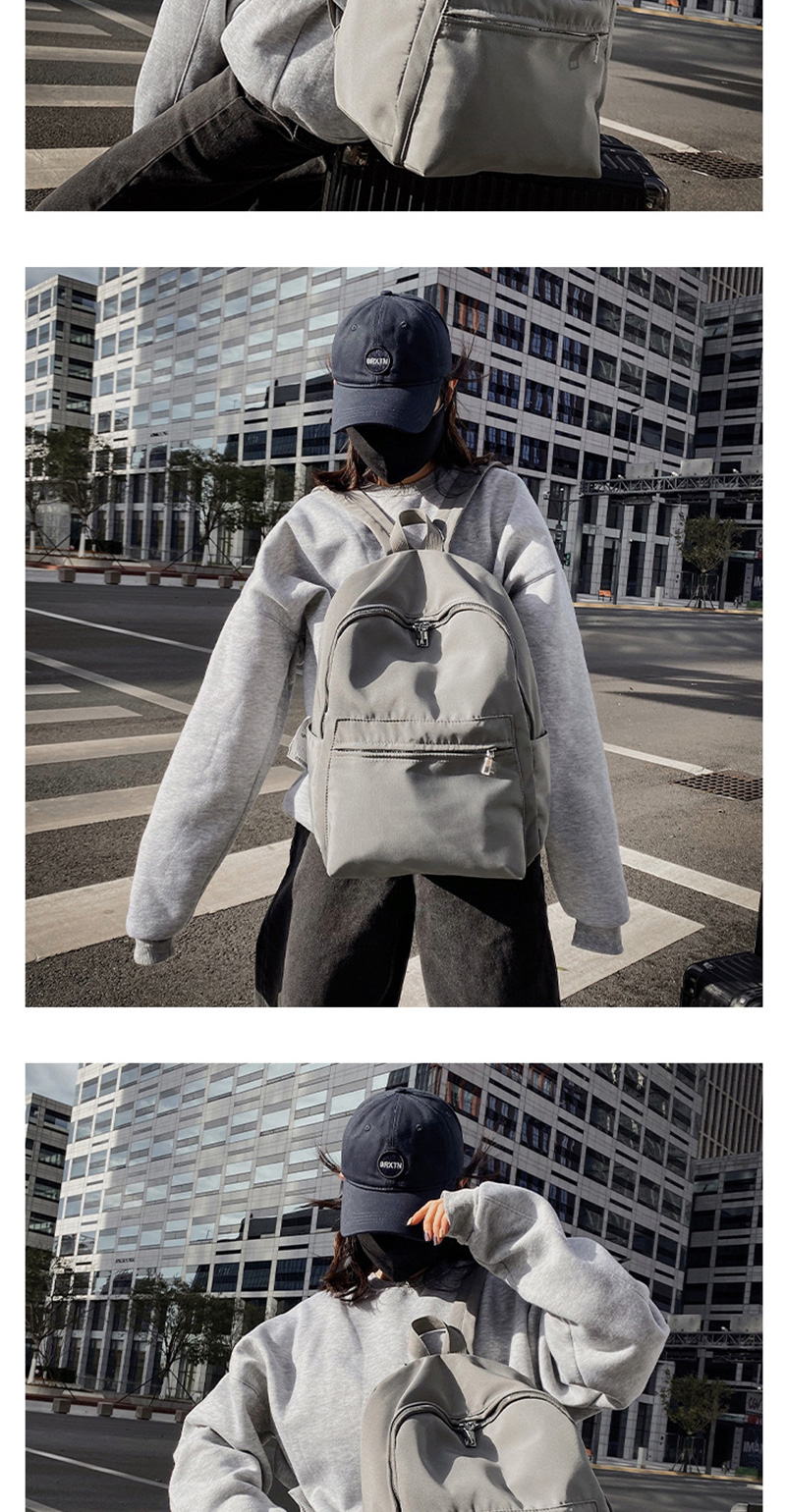 Fashion White Paneled Plain Backpack,Backpack
