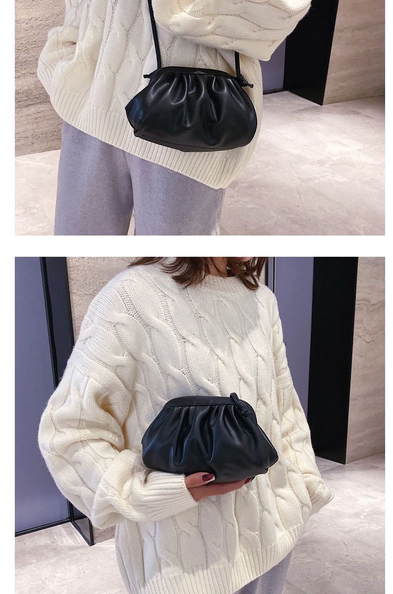 Fashion Black Cloud Clip Shoulder Crossbody Bag,Shoulder bags