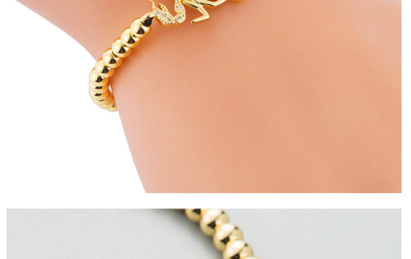 Fashion Color Adjustable Bracelet With Diamond Scorpion Copper Beads,Bracelets