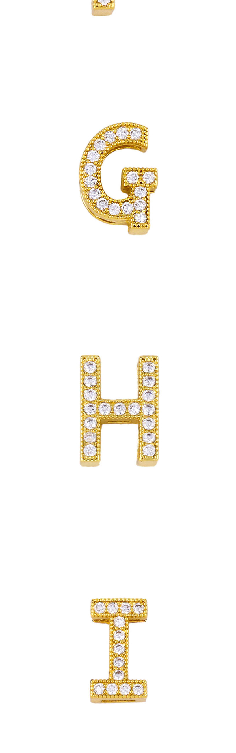 Fashion Golden W Diamond Letter Openwork Necklace,Necklaces