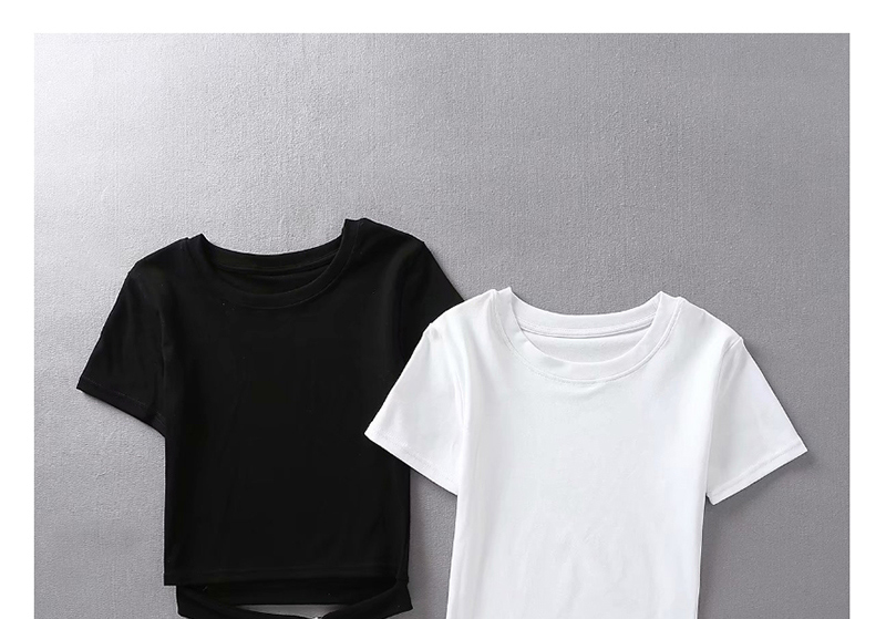 Fashion Black Waist Ring T-shirt,Sweatshirts