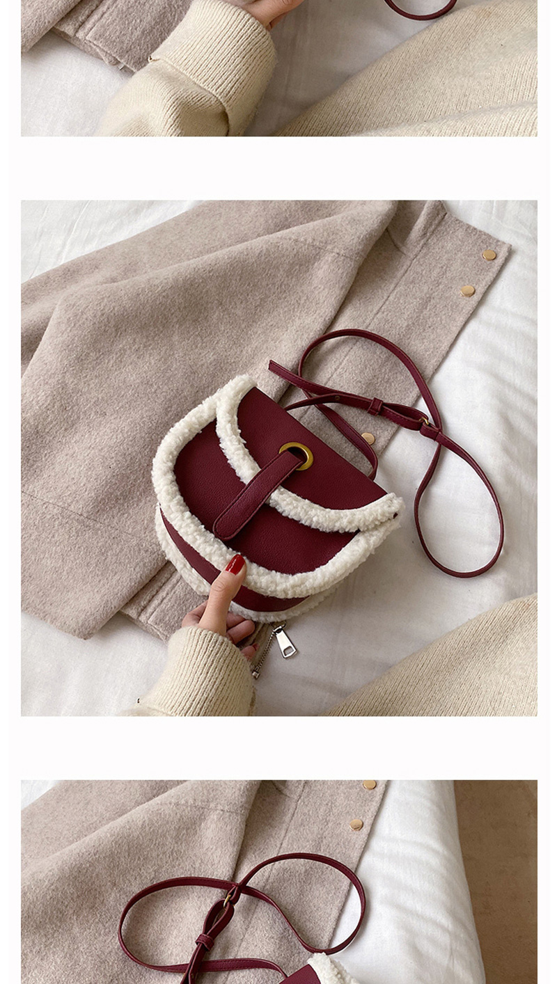 Fashion Brown Lambskin Stitched Shoulder Bag,Shoulder bags