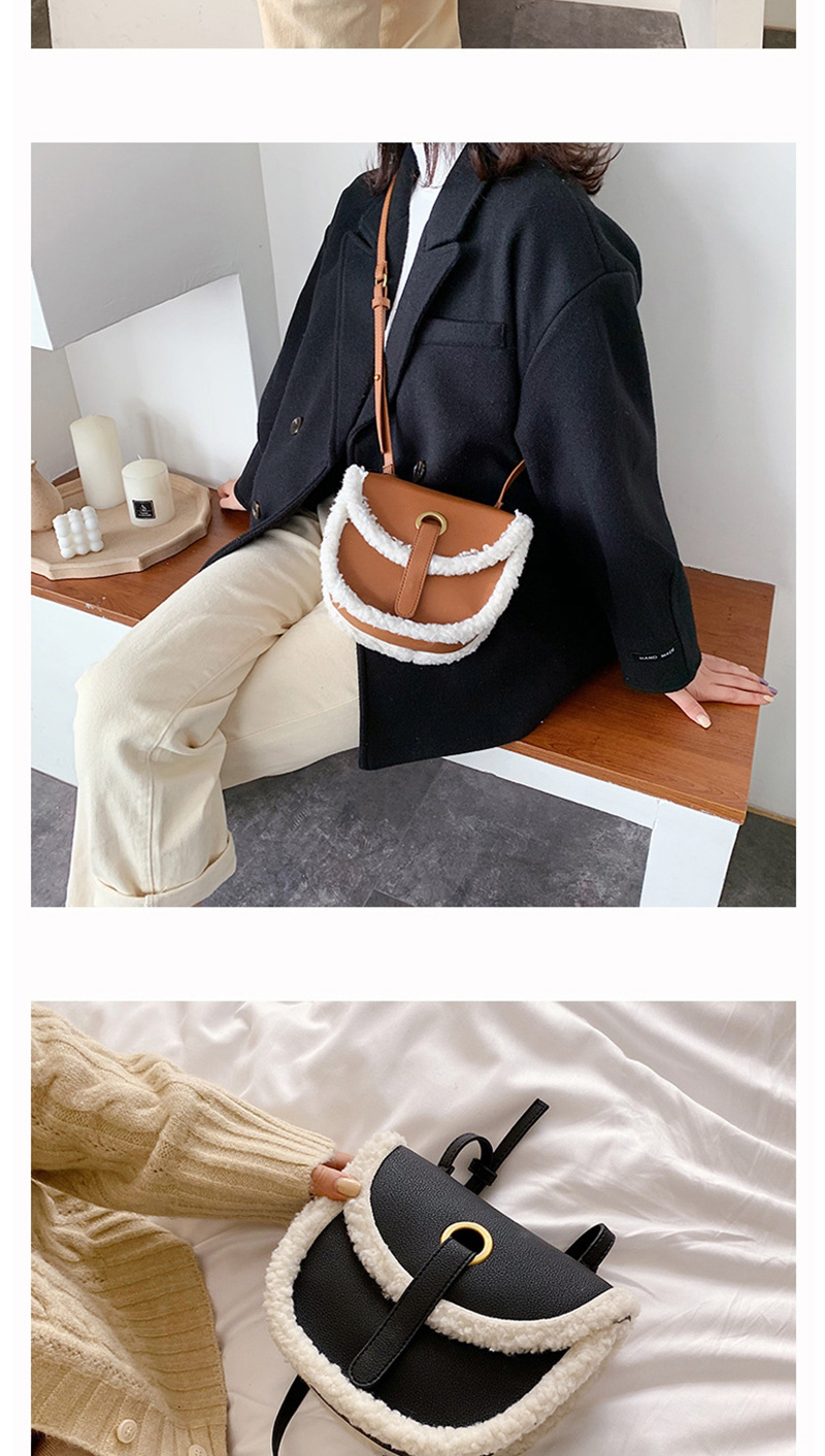 Fashion Khaki Lambskin Stitched Shoulder Bag,Shoulder bags