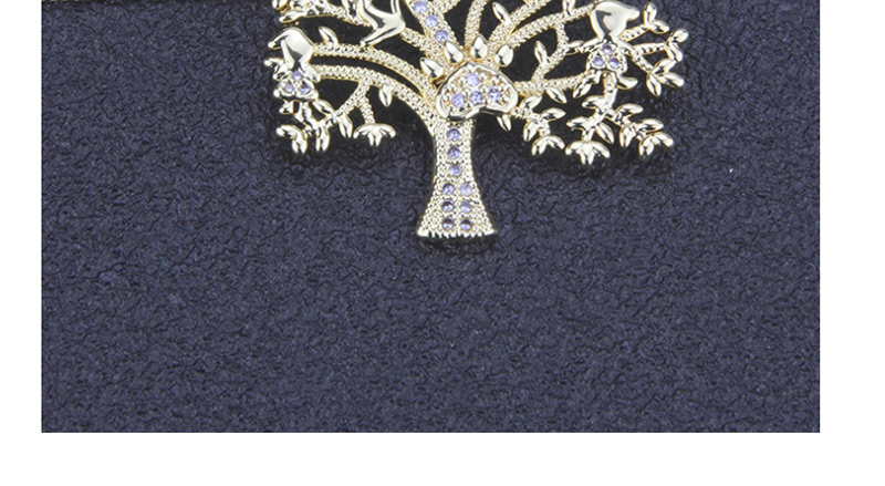 Fashion Gold-plated Big Tree Love Diamond Necklace,Necklaces