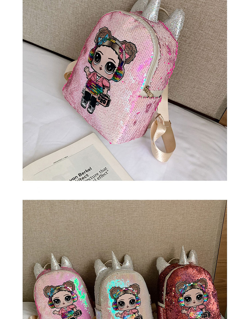 Fashion Red Sequin Surprise Doll Children Backpack,Backpack