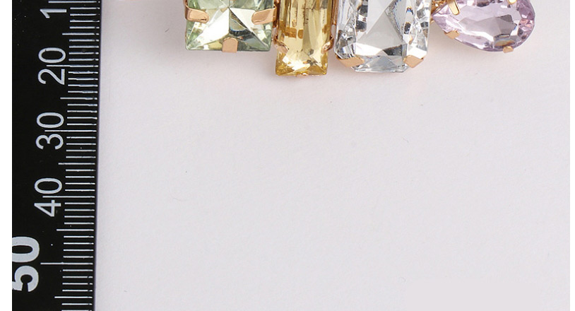 Fashion Color Geometric Acrylic Diamond Earrings,Drop Earrings