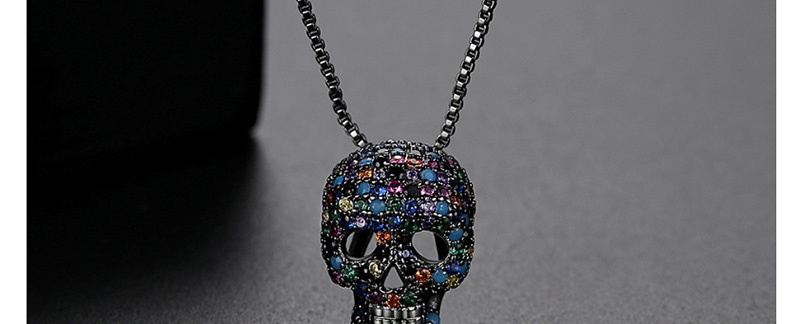 Fashion Color Skeleton Skull Necklace,Necklaces