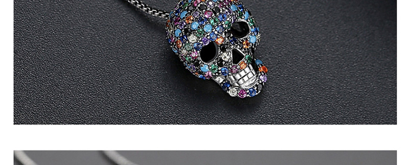 Fashion White Skeleton Skull Necklace,Necklaces