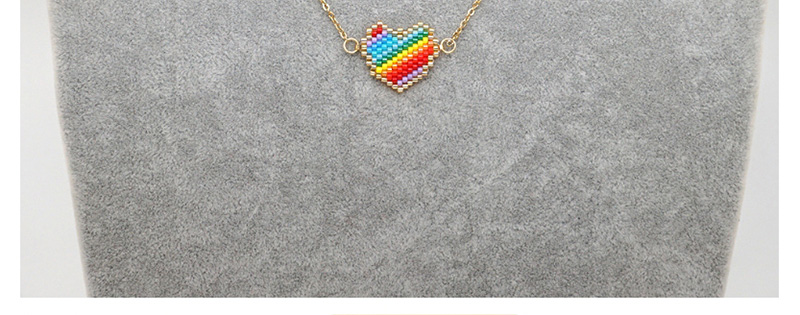 Fashion Color Woven Love Necklace,Pendants