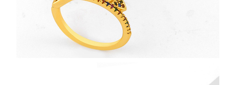 Fashion Golden Classic Arrow-set Diamond Adjustable Ring,Rings