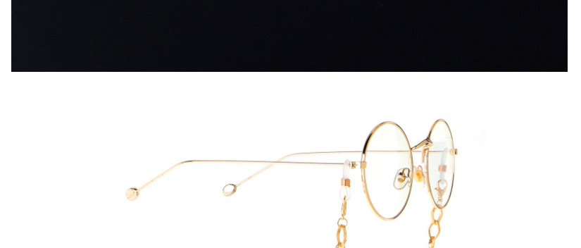 Fashion Golden Alloy Oval Thick Eyeglasses Chain,Sunglasses Chain