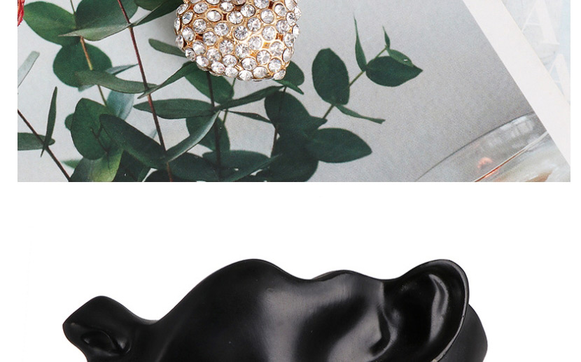 Fashion Golden Heart-shaped Diamond Earrings,Drop Earrings