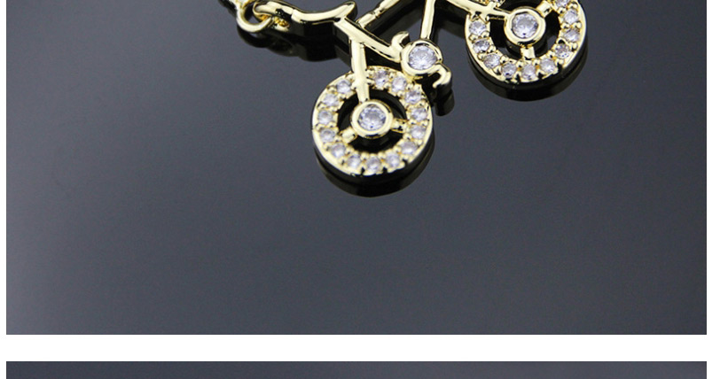 Fashion Gold-plated Diamond Necklace,Pendants