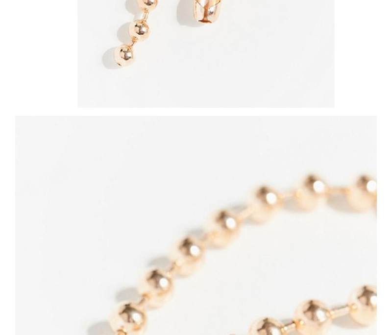 Fashion Golden Geometric Round Pearl Necklace,Pendants